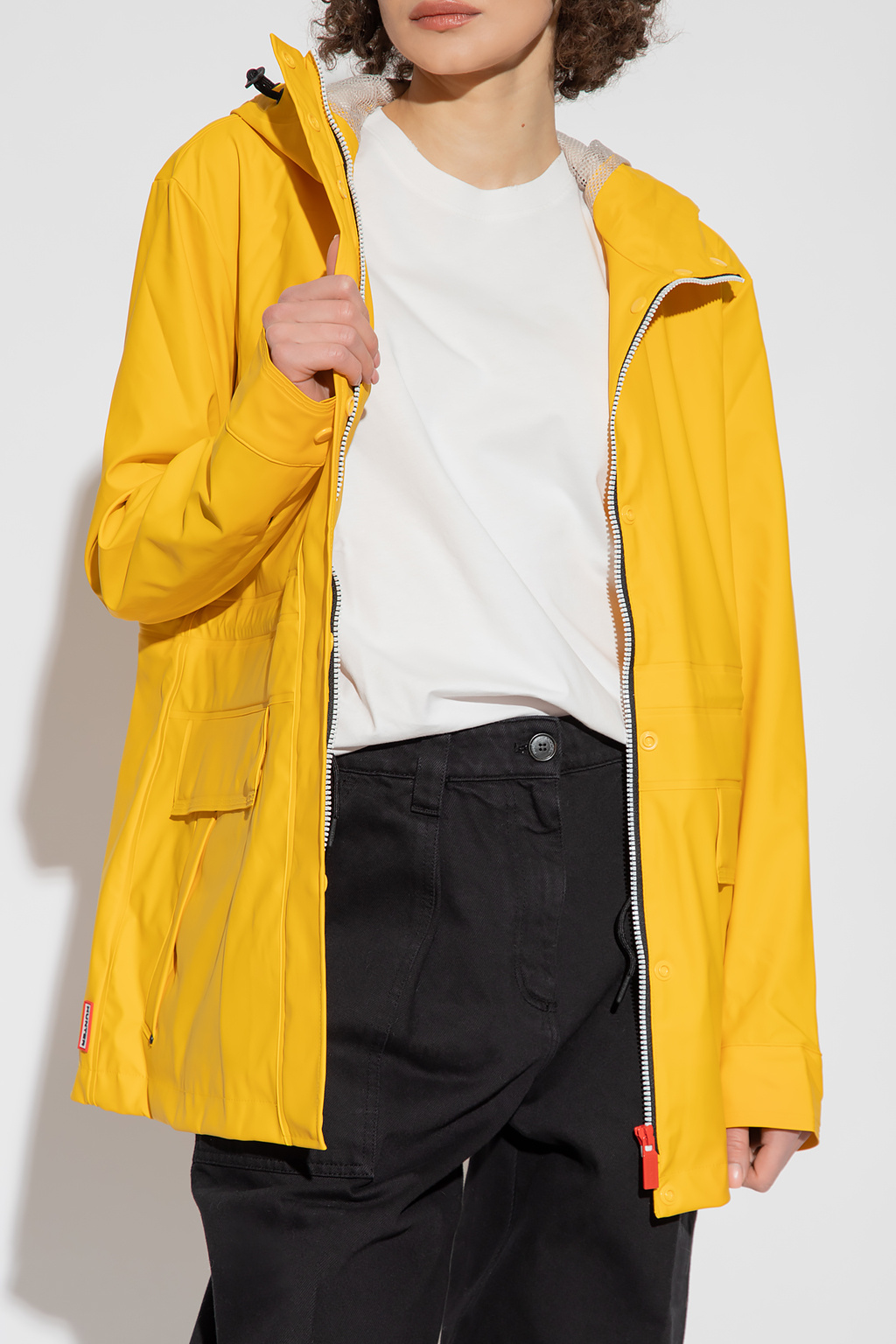 Hunter yellow sales rain jacket